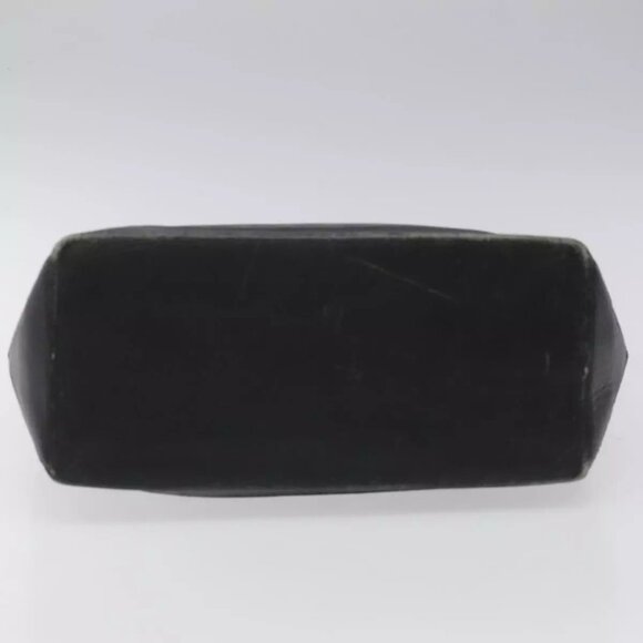 CELINE Macadam Canvas Tote Bag PVC Leather Black Auth BD844 - Picture 7 of 16